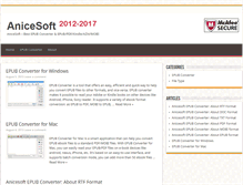 Tablet Screenshot of anicesoft.com